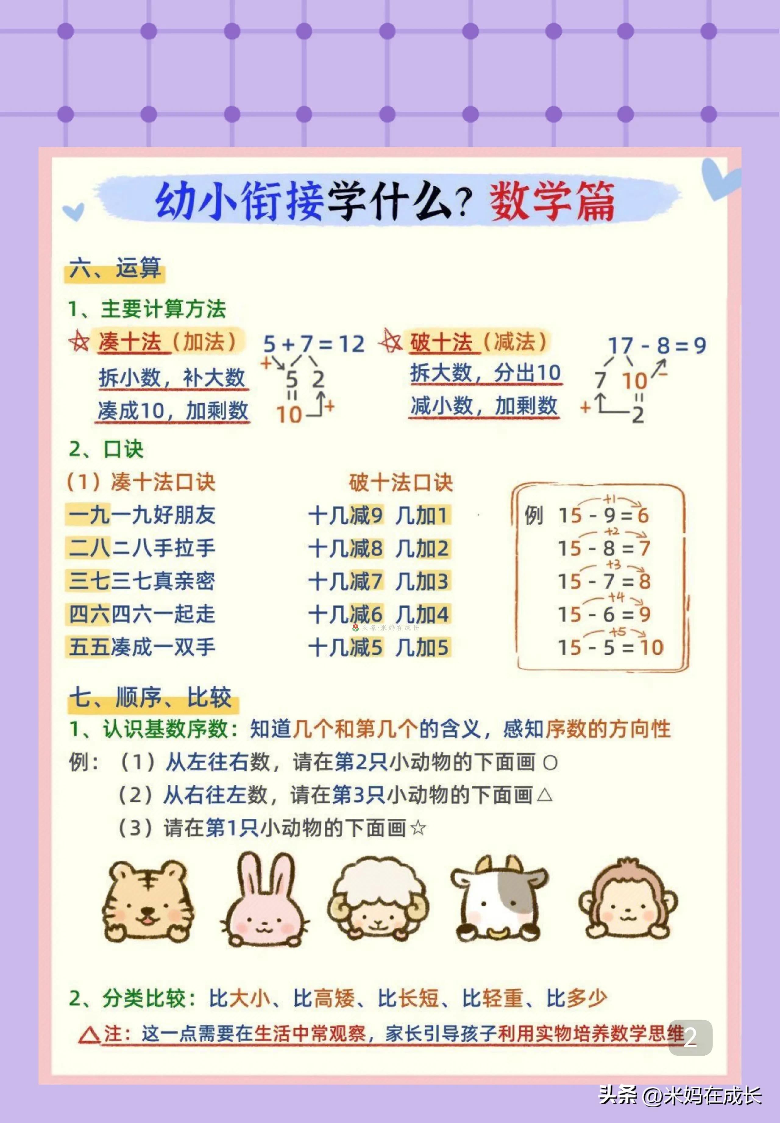 幼小衔接数学思维训练题,幼小衔接数学加减法视频