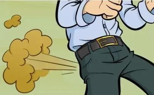 胃肠胀气~感到腹部饱胀，可过多地嗳气，或从肛门排气（放屁）