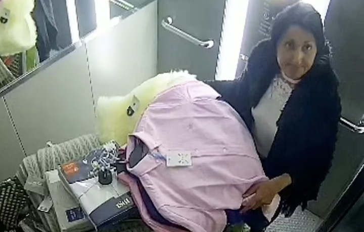 英国女子偷衣服,英国女性偷东西