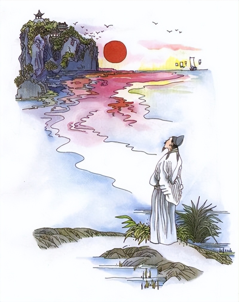 李白50岁隐居庐山写下的诗句,李白写诗九华山