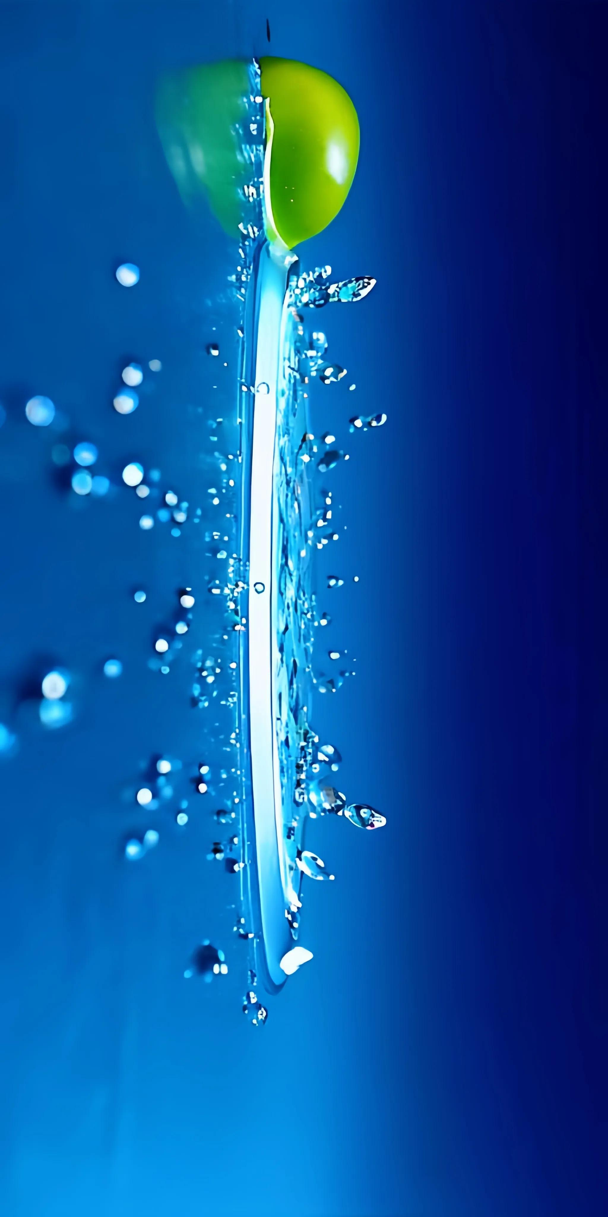最清晰亮光风景竖版壁纸,水珠蓝色壁纸高清图片大全