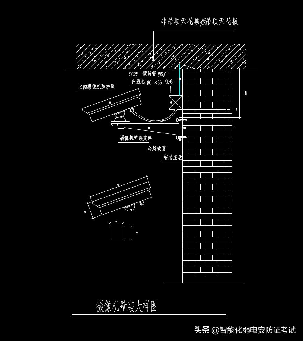 闭路电视监控系统图纸,闭路电视监控系统图