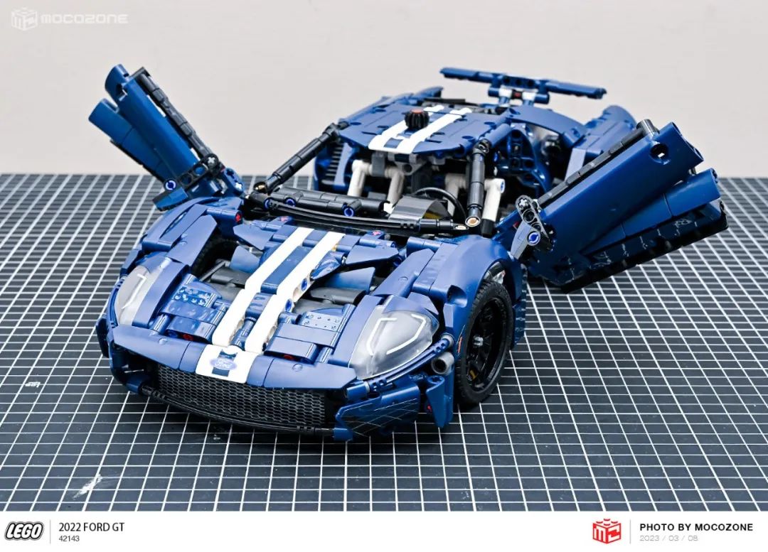 乐高积木福特gt跑车,福特gt2022