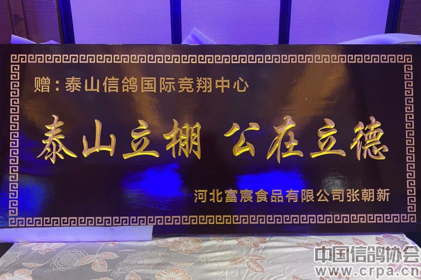 共襄盛举，再创佳绩2022年“洲际杯”泰山信鸽站颁奖典礼隆重举行