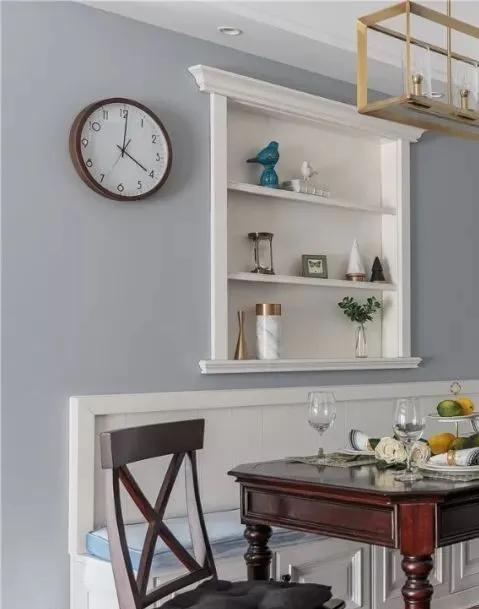 美式餐厅设计效果图小户型,美式简约风格餐厅设计效果图