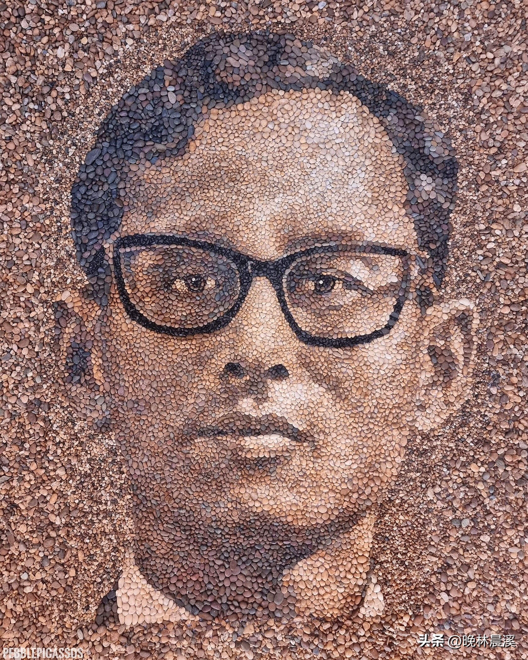 鹅卵石毕加索：贾斯汀·贝特曼的令人难以置信的石头马赛克