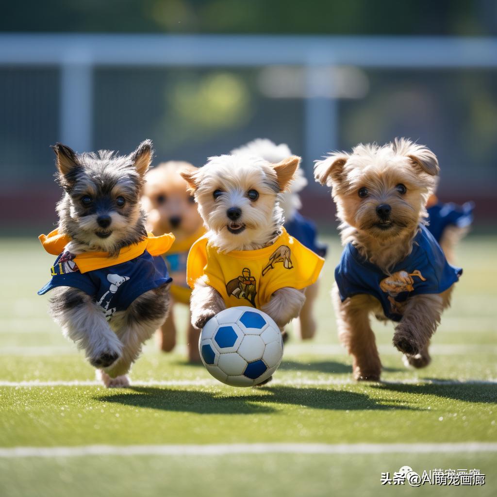 8只足球小将狗狗，这才是真正的萌宠世界杯！