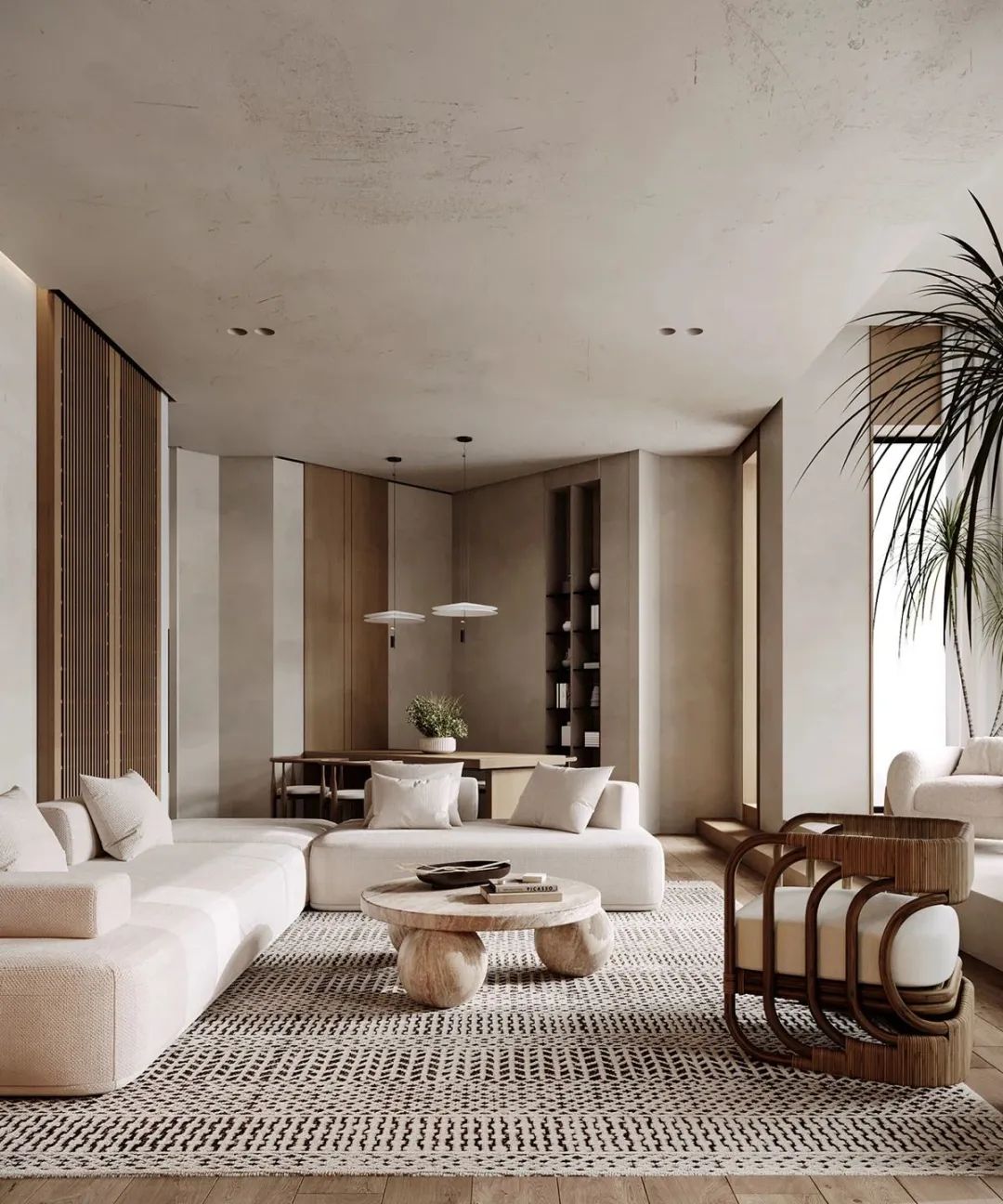 奶茶味浪漫宅!2个案子成功解开米色内饰的标杆设计!