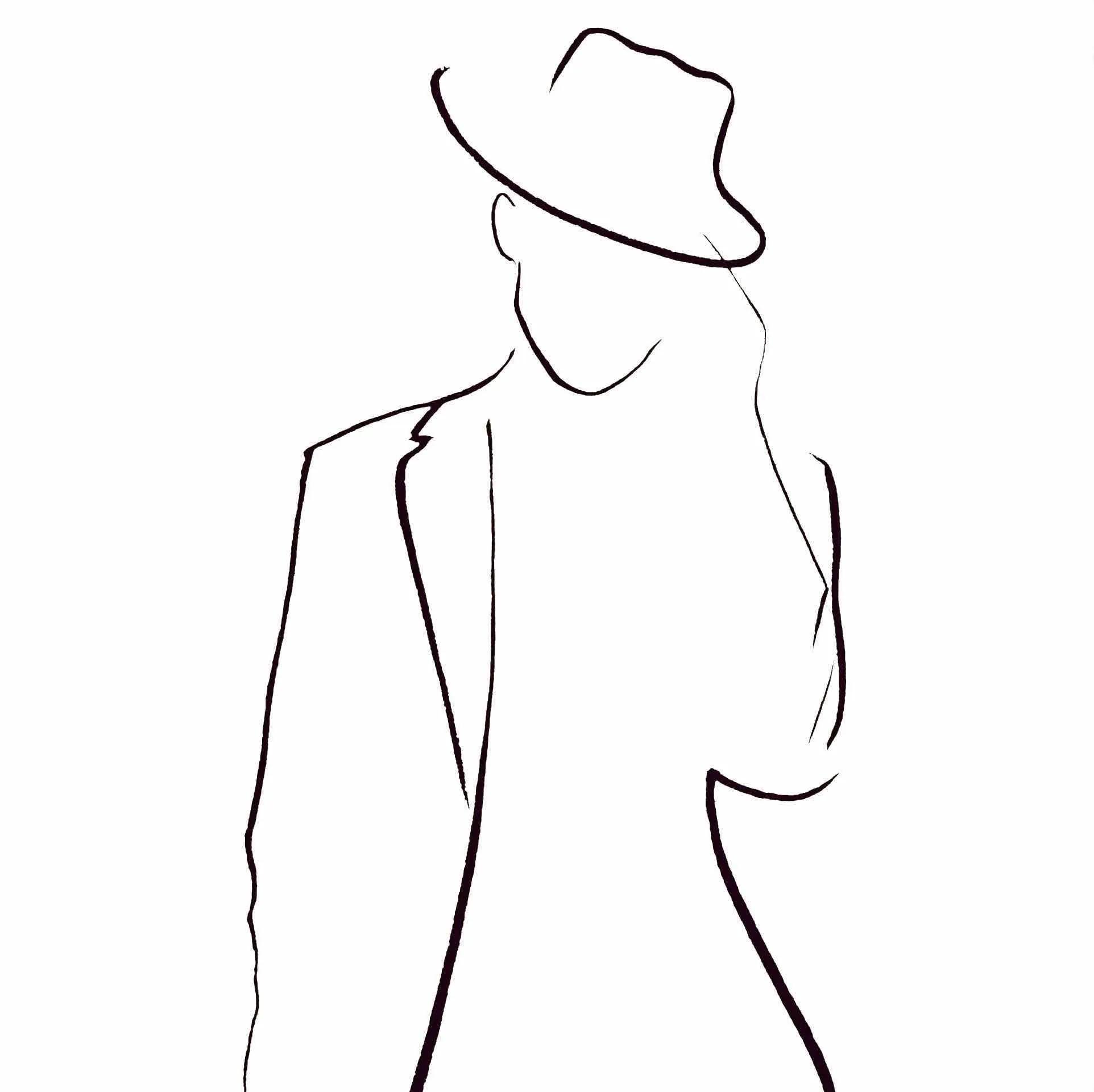 长头发简单又好看的微信头像,微信头像简约干净简笔可爱