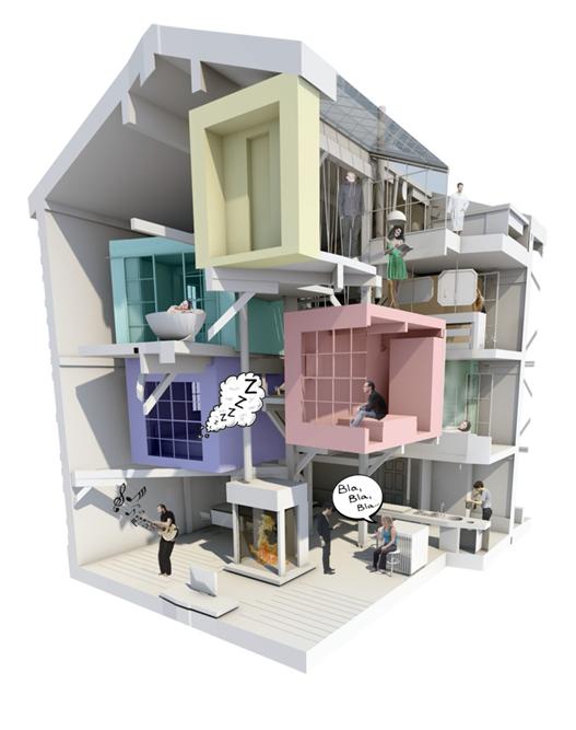 地台空间设计效果图大全,9款实用地台设计美观实用两不误