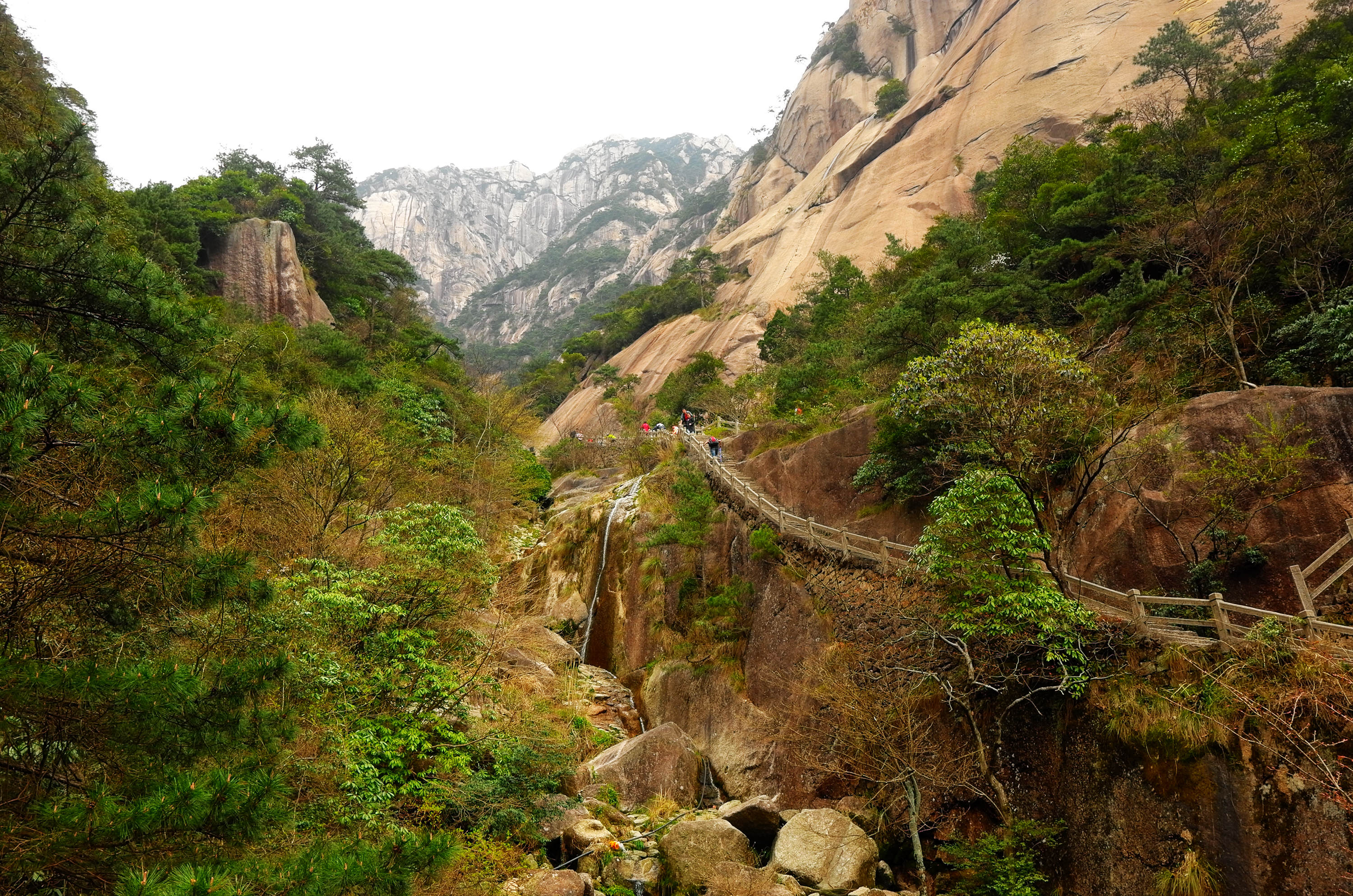 黄山慈光阁到玉屏楼步行多久,爬黄山从慈光阁开始的攻略