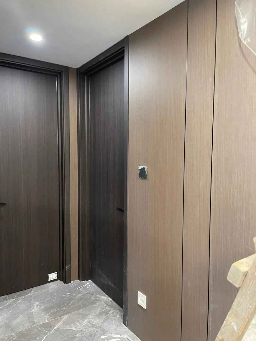 30平米木饰面门店装修效果图,2021木饰面板装修效果图