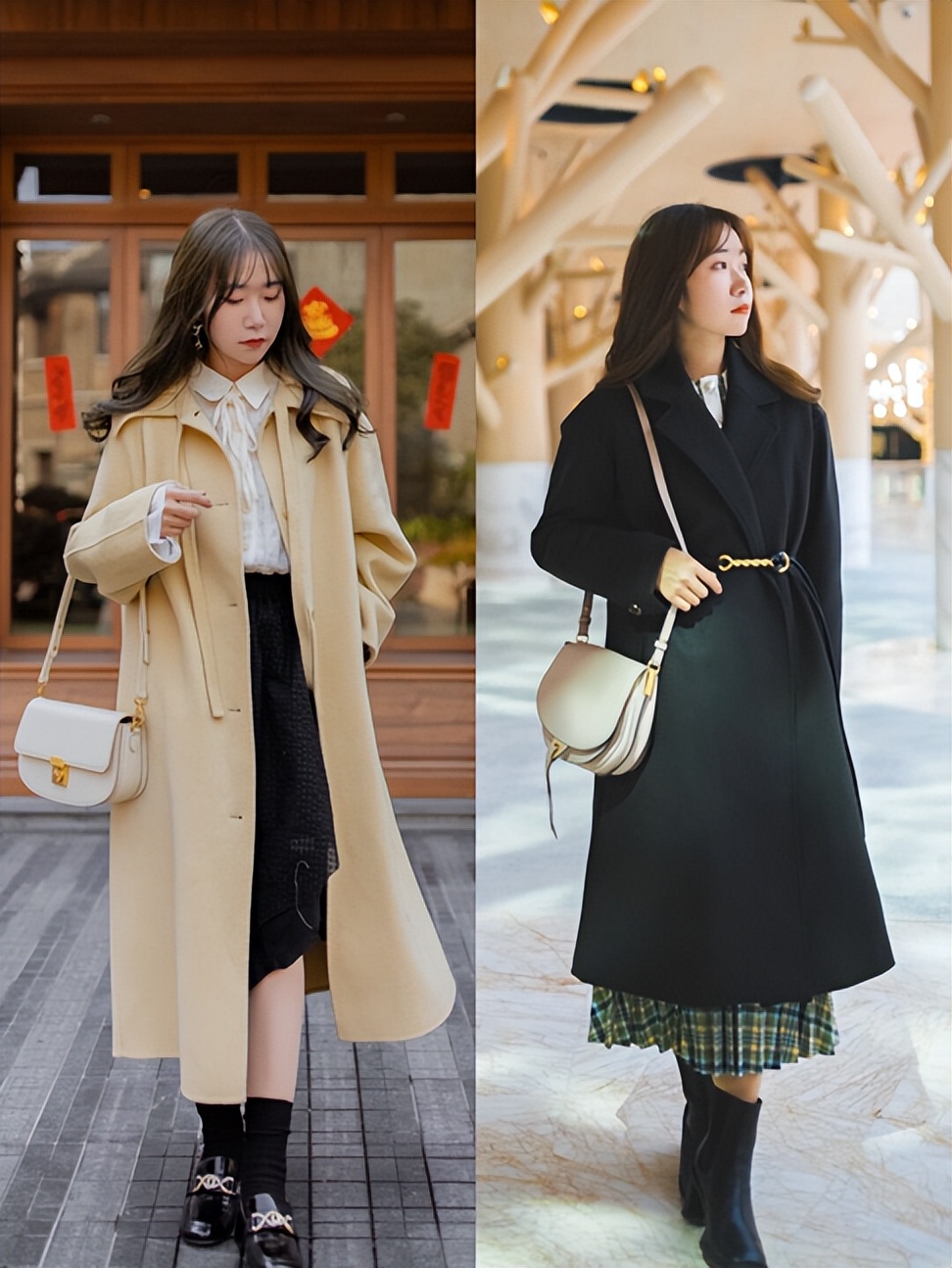 新款连衣裙显瘦遮肚子小个子冬季,小个子显瘦冬季穿搭