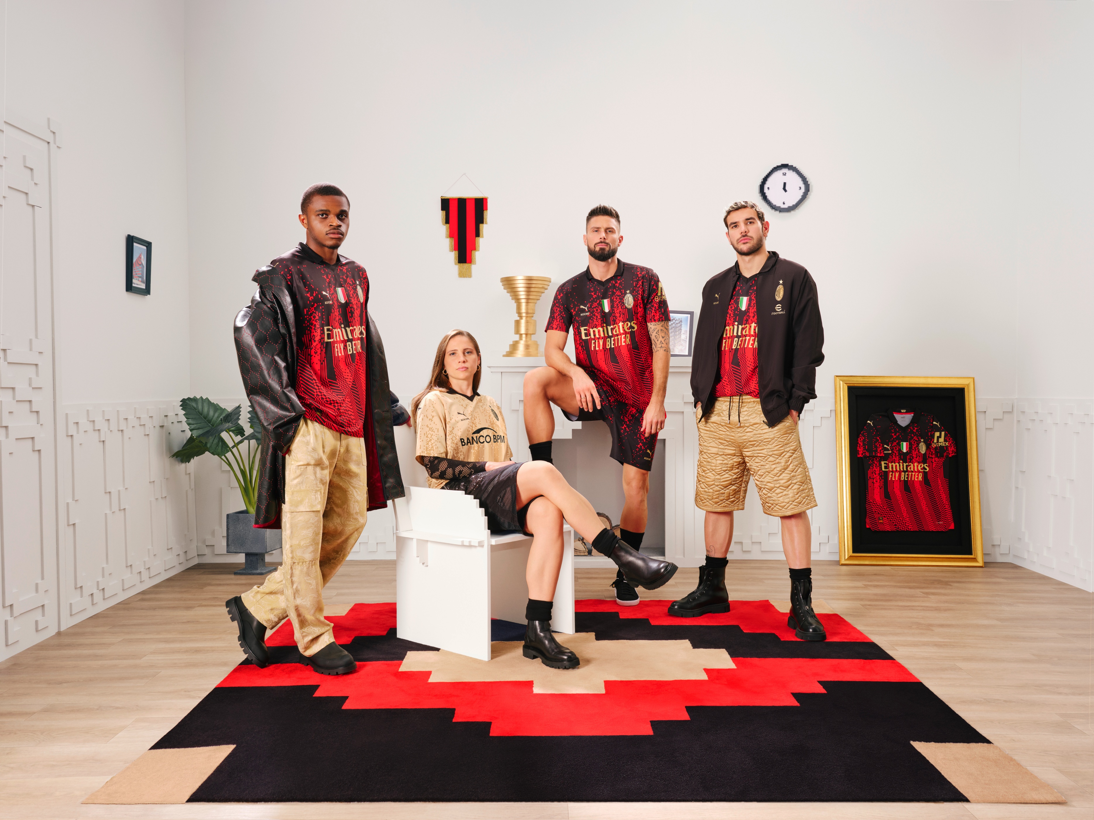 红黑火焰永不熄灭ac米兰,pumaac米兰球衣测评