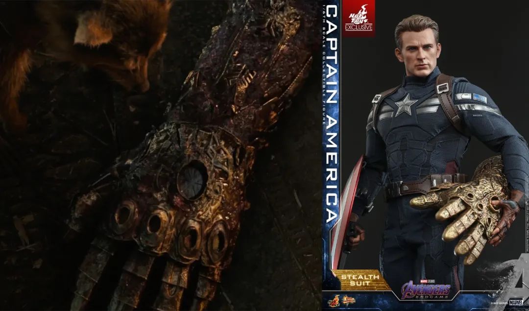 复联4铁人的战甲变无限手套,ht复联四美国队长