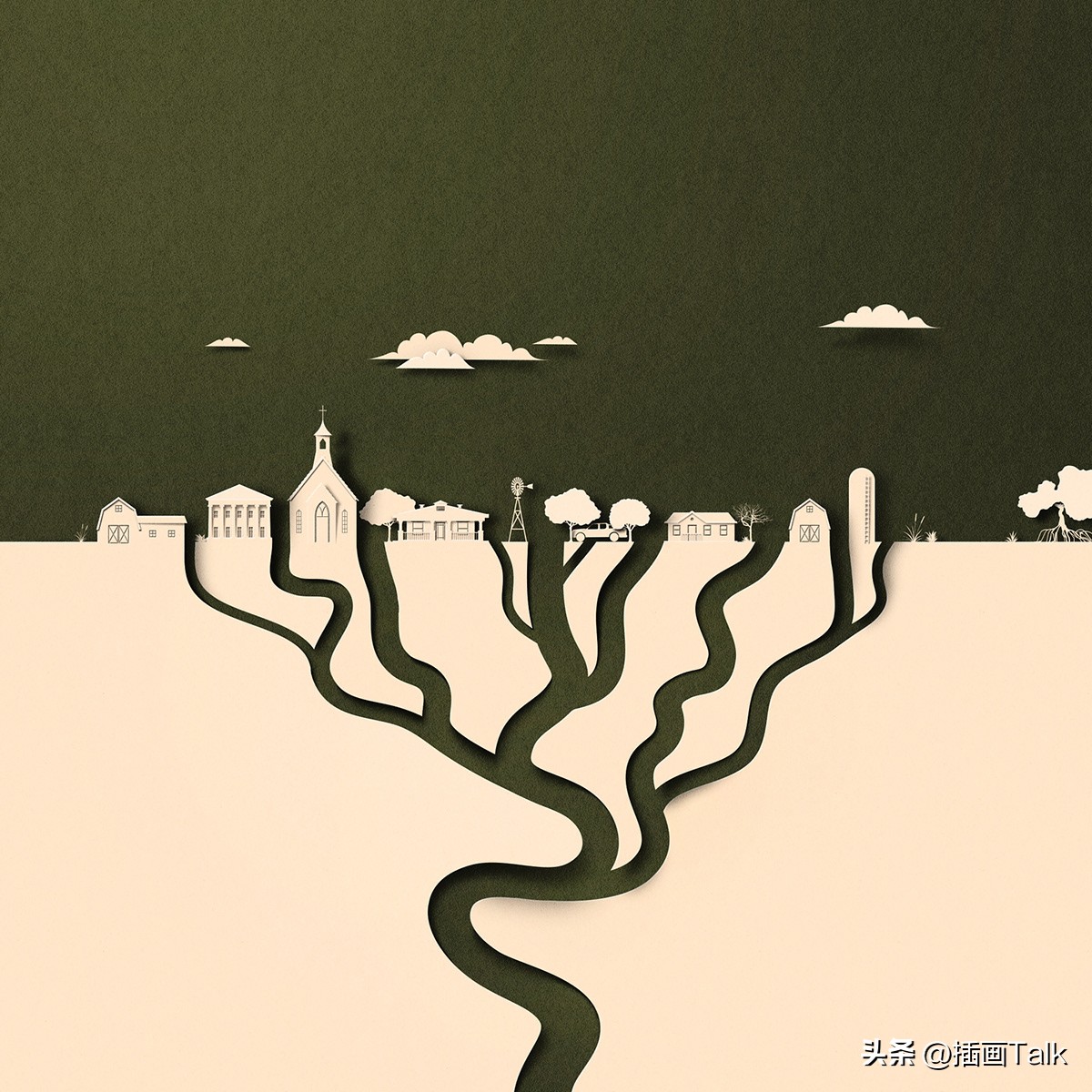 意大利插画师插画作品,意大利插画师插画作品春天