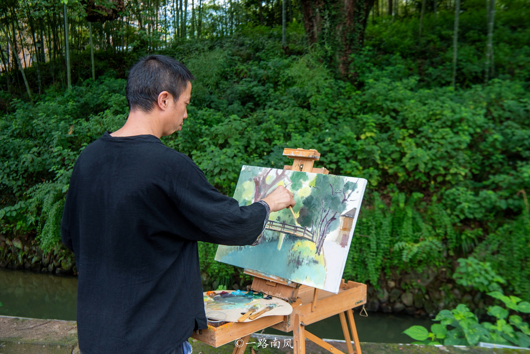 浙江丽水古堰画乡瓯江美景,丽水雨中的古堰画乡太美了