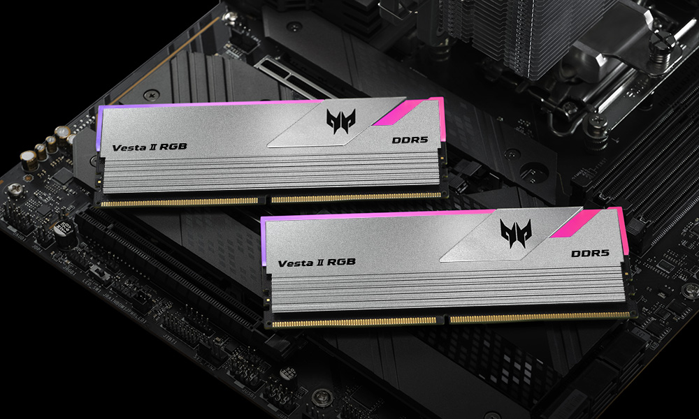 CL32\CL34超低时序！宏碁掠夺者DDR5VestaII6800MHz内存开售