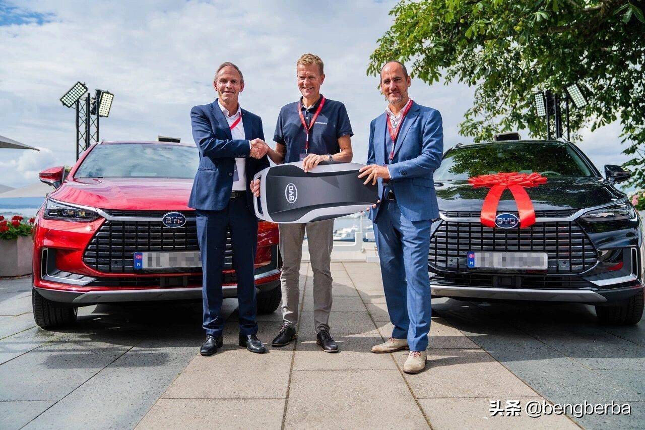 比亚迪唐在挪威多少钱一辆,比亚迪出口国外视频