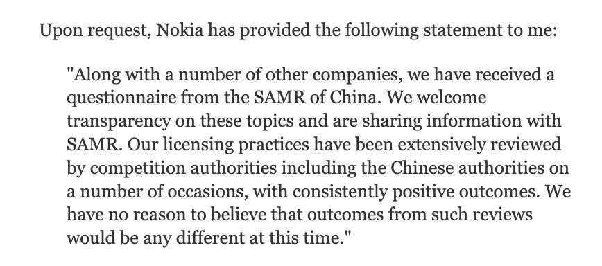 诺基亚手里5G专利,诺基亚发布5g手机专利费预期