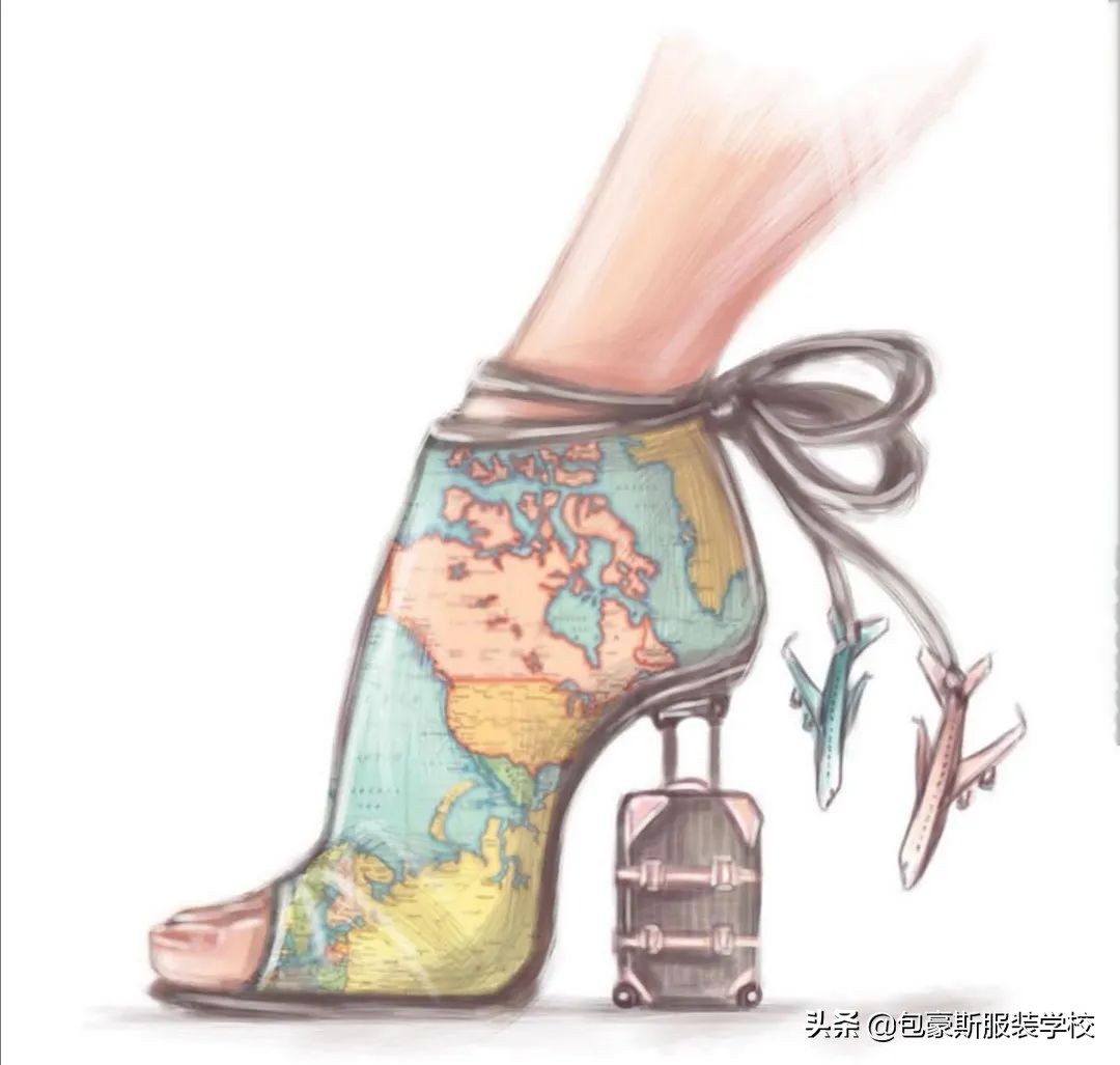 国际时尚插画师插画作品欣赏图文,创意插画古埃及