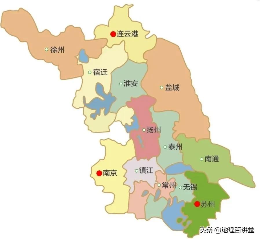 江苏城市等级划分，南京为特大城市，另有无锡徐州等10座大城市