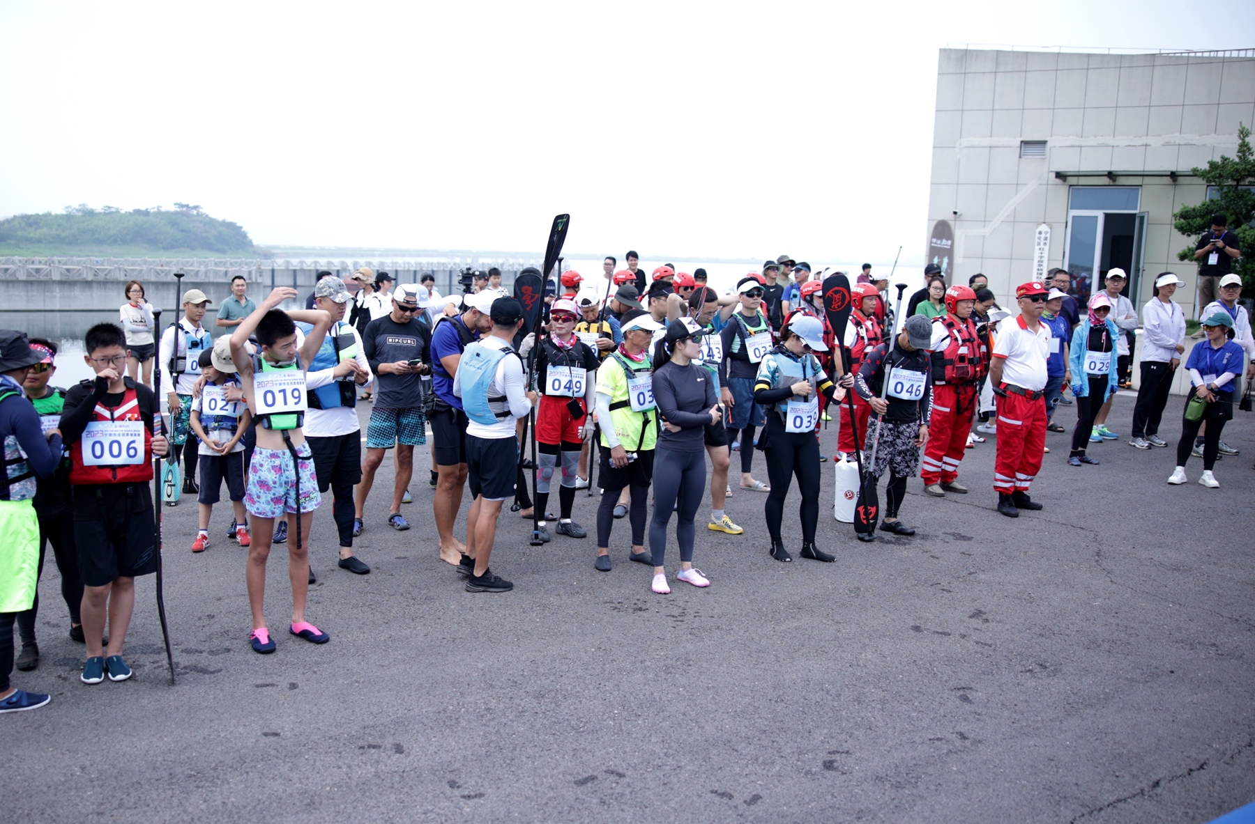 “天妃湖杯”2023宁波市全民桨板联赛（宁波湾站）激情开赛