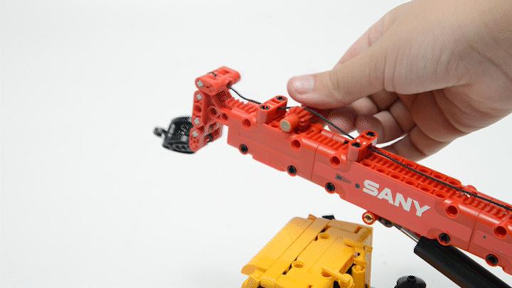 森宝积木三一重工系列拼搭视频,森宝积木三一重工吊车拼装视频