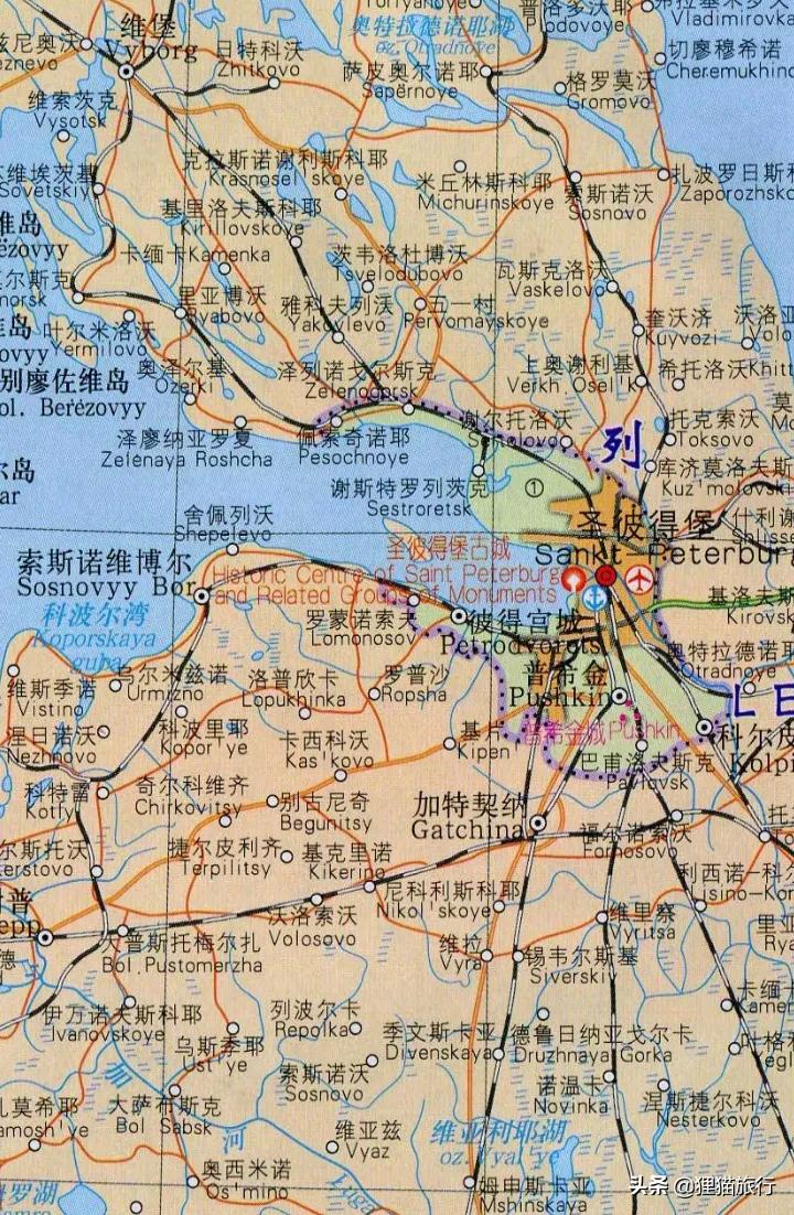 圣彼得堡位于俄罗斯哪里,圣彼得堡是俄罗斯首都