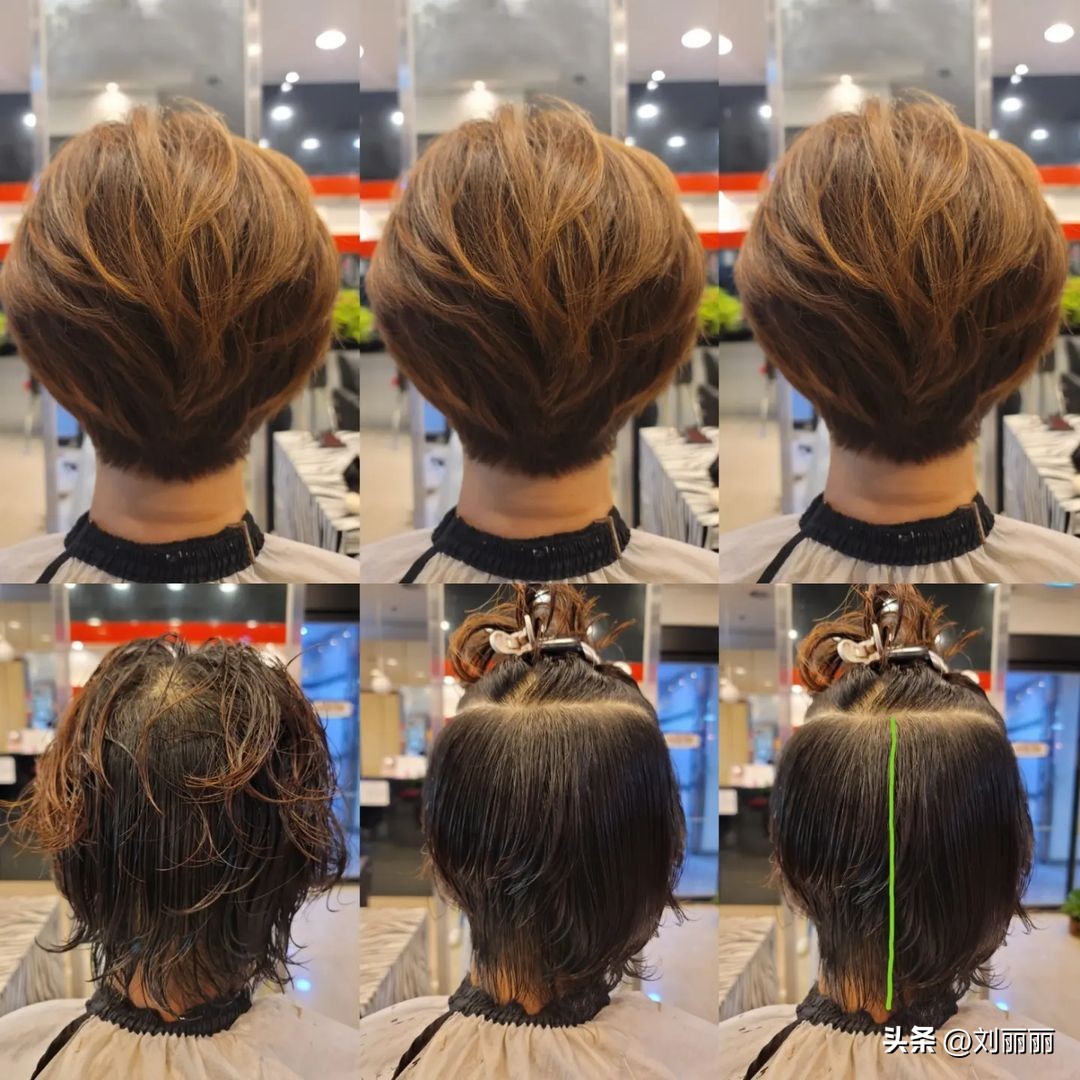 剪女发断层中长发,女发中长发快剪