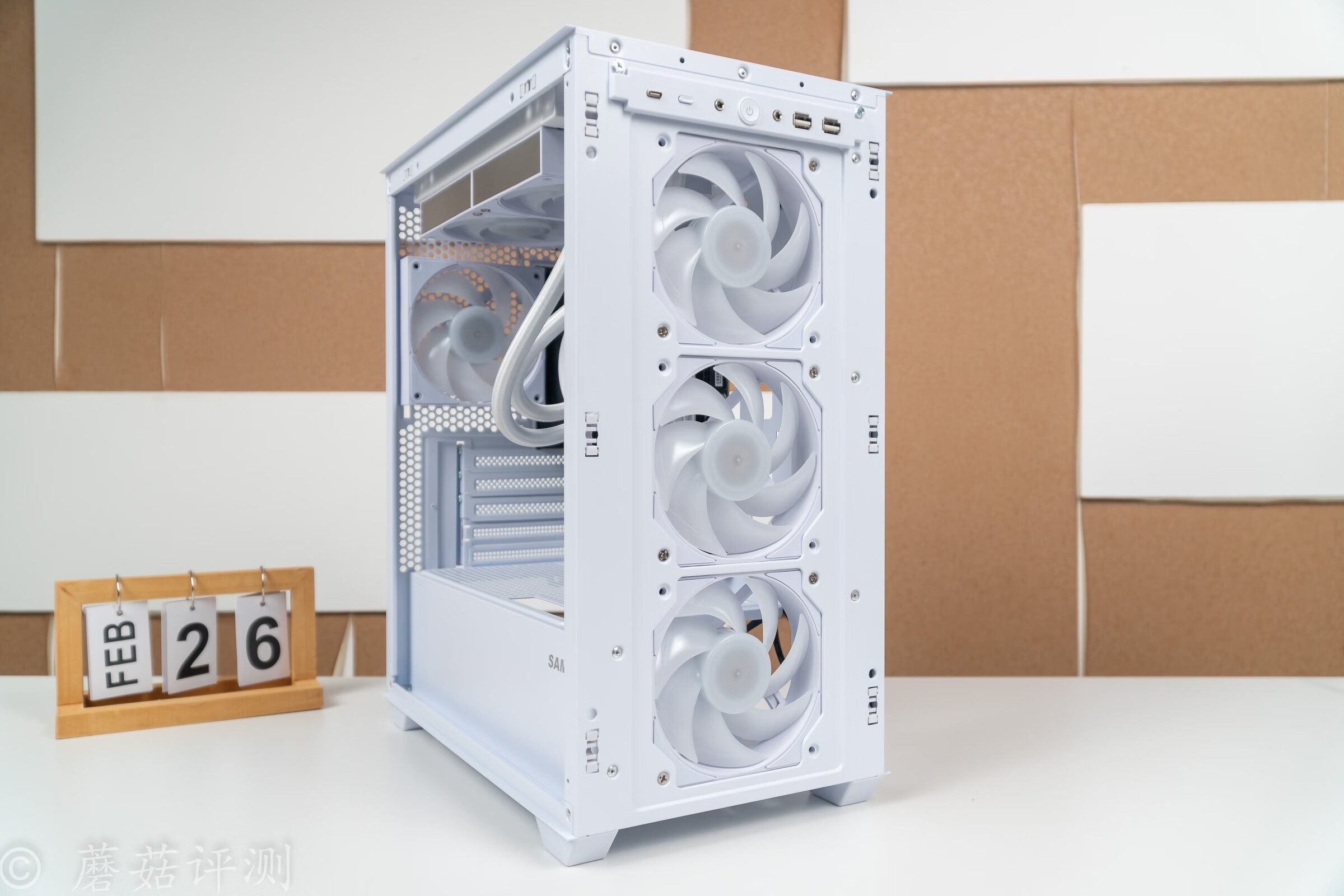 先马静音机箱散热测评,先马易大师进化版matx机箱