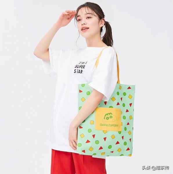 蜡笔小新联名系列古巴领衬衫睡衣,蜡笔小新联名条纹T