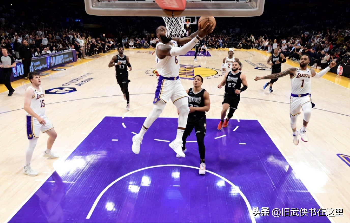 2018季后赛詹姆斯高光时刻,22分10板12助攻三双集锦