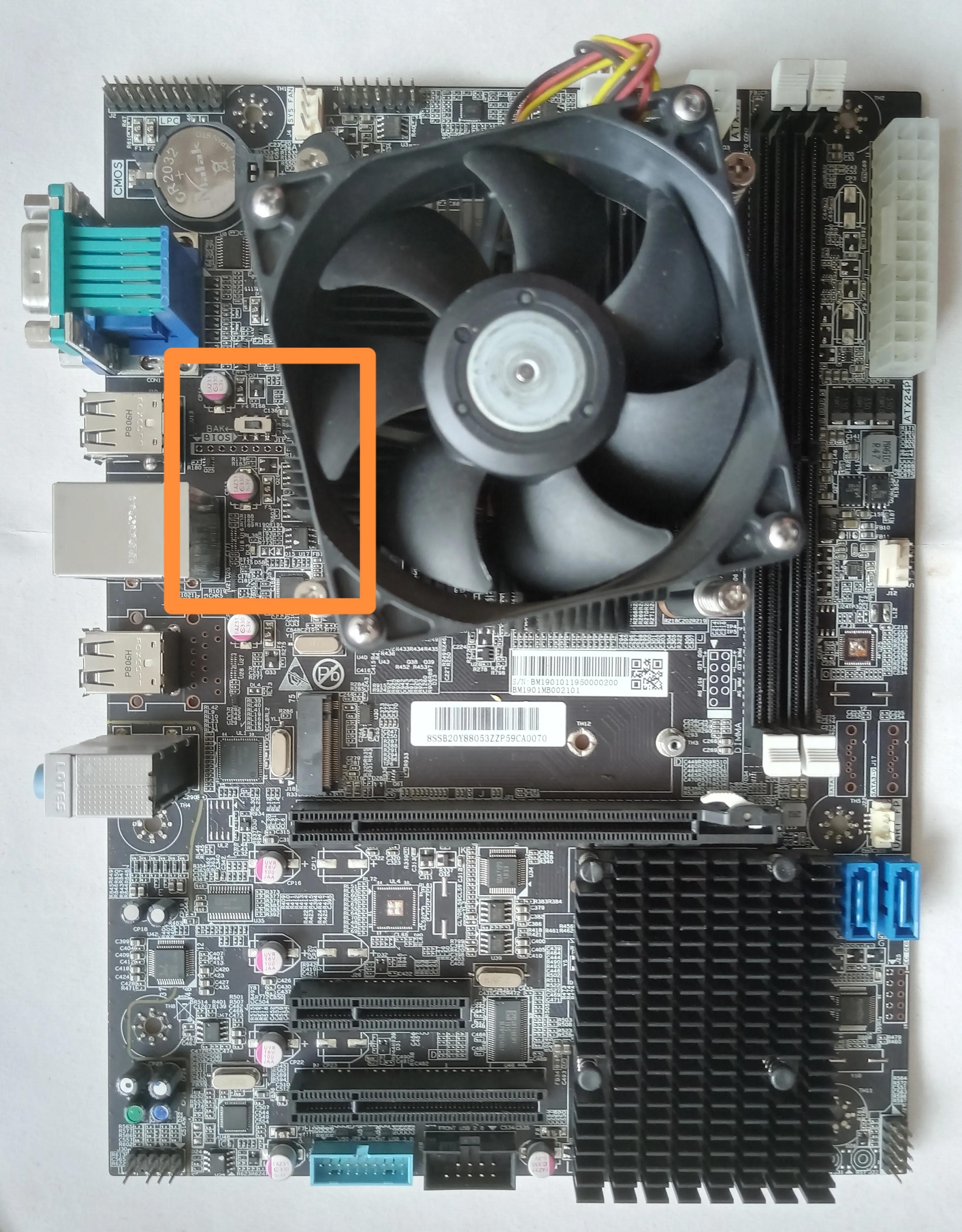 航天龙梦A1901主板主BIOS变砖恢复教程