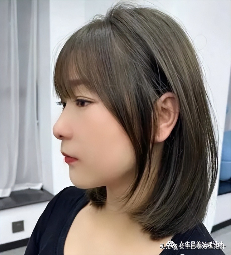 高冷齐肩发又酷又飒图片,超a超飒的女生齐肩短发