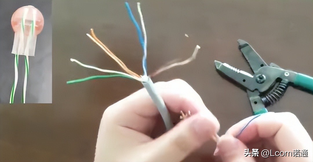 网线接盒子的接法图解,网线的线路怎么安装