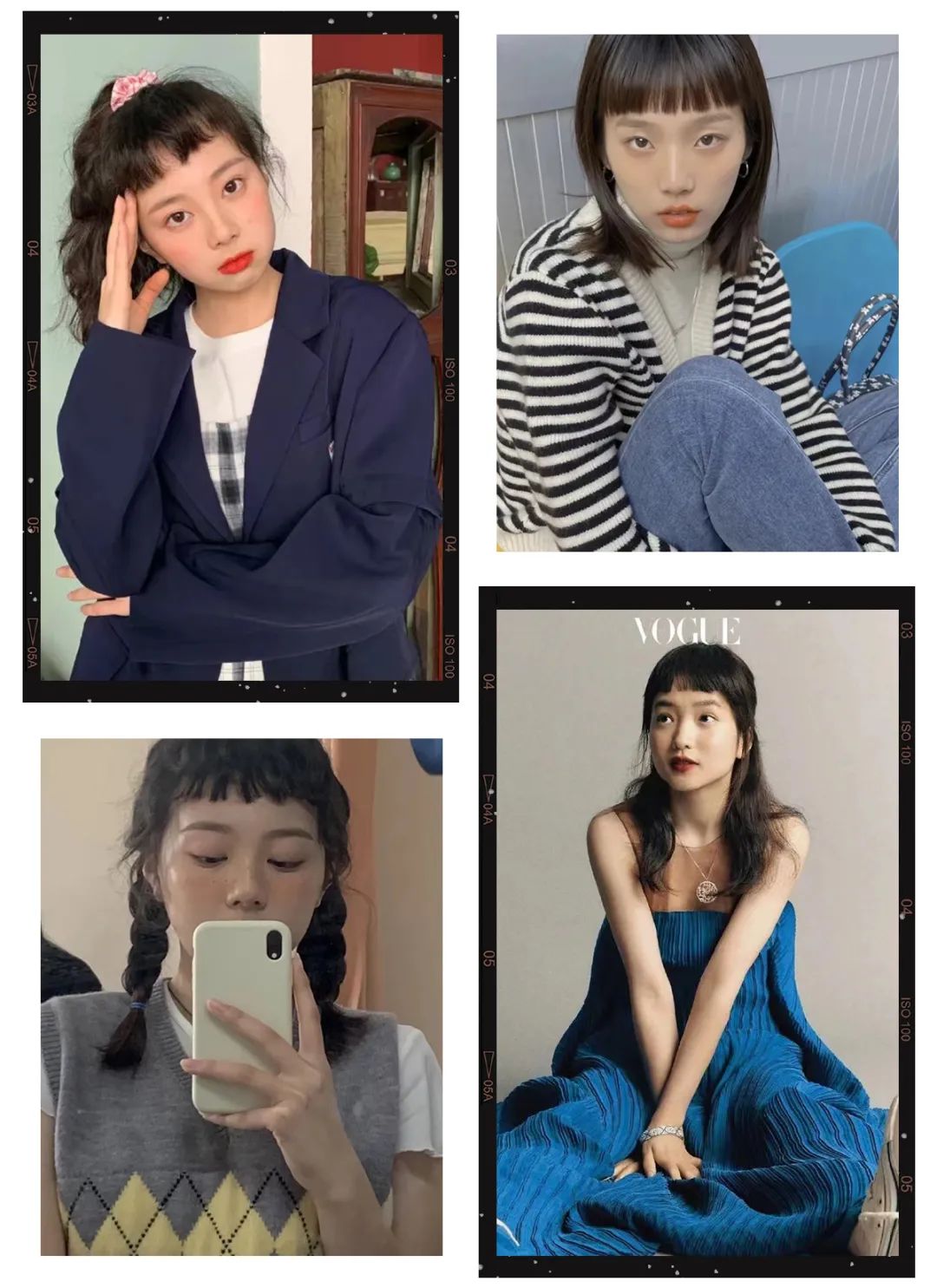 超好看的刘海短刘海也可以剪,不挑脸型的刘海学生党不用剪