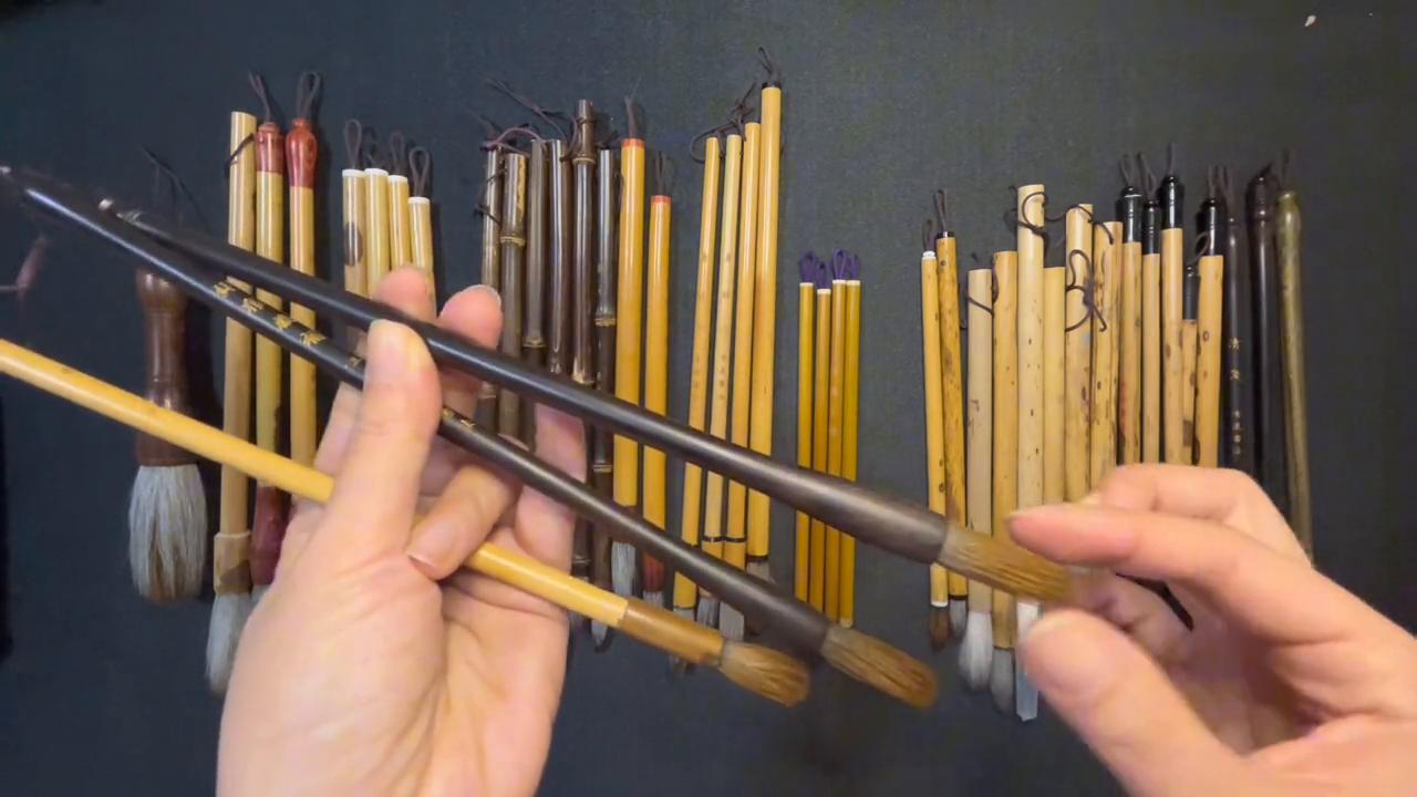 书法主播自用毛笔推荐,个个很能打!#书法