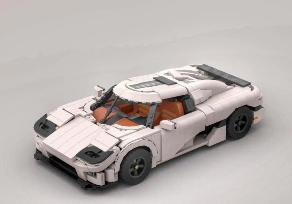 乐高保时捷911赛道版细节图,乐高10295保时捷911