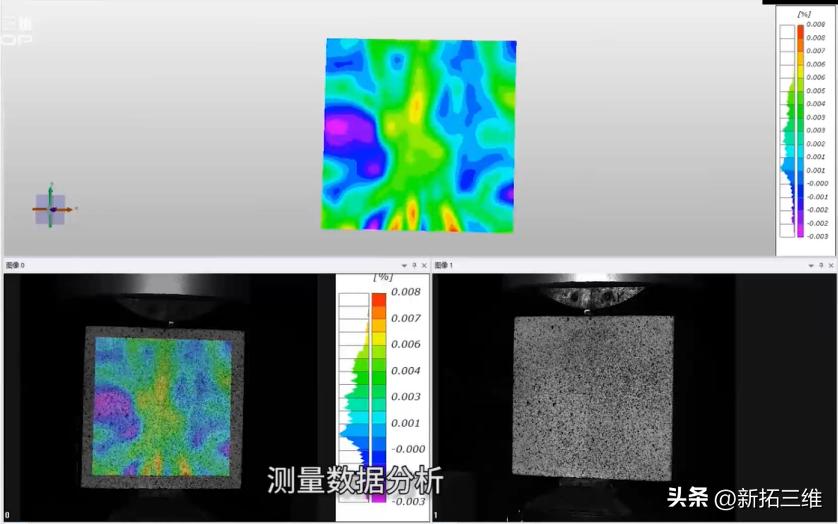 基建狂魔混凝土技术-数字图像相关法DIC混凝土材料力学测试