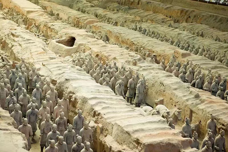 看兵马俑回味历史人物,致敬经典秦兵马俑