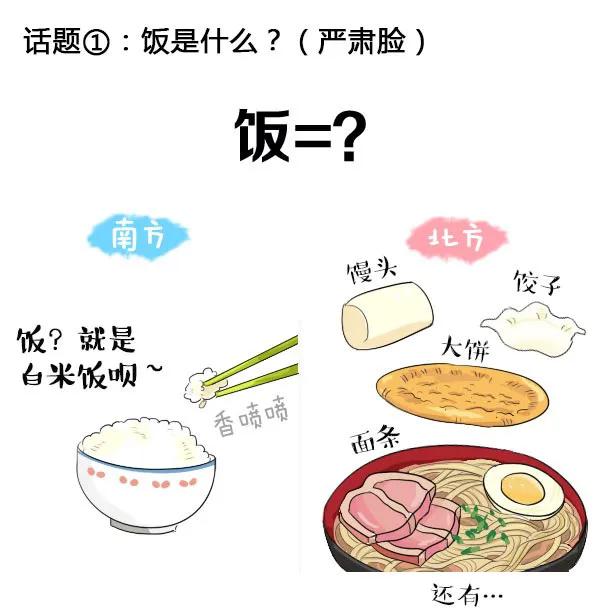 南方人和北方人本源区别，长文多角度分析非快餐