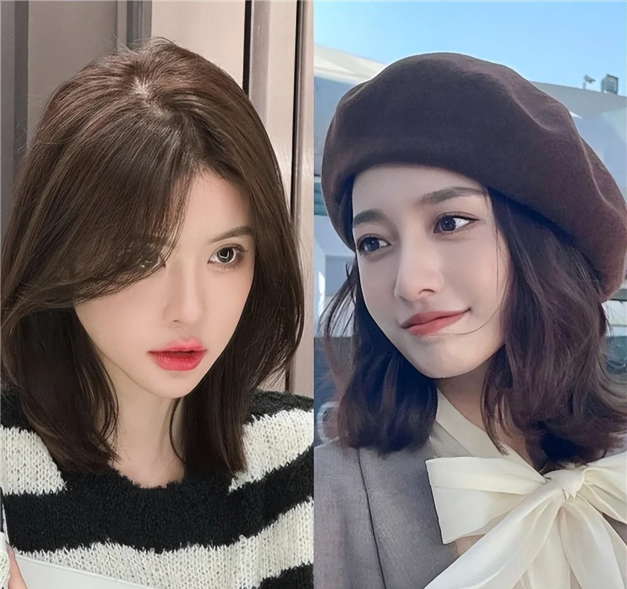 大波浪卷齐肩短发图片2015款男,适合蓬松自来卷齐肩的发型