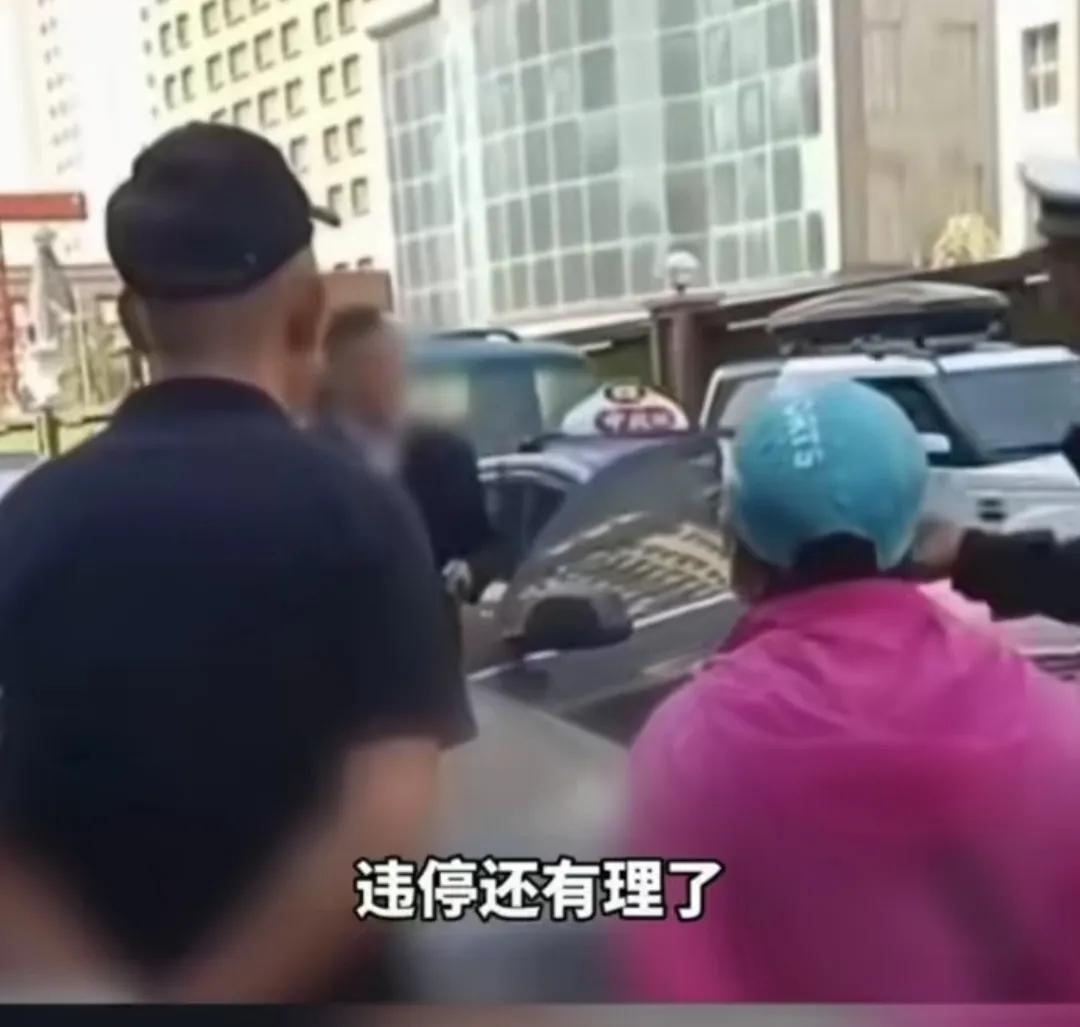 奥迪男违停怼交警后续身份,男子开奥迪违停还怼交警