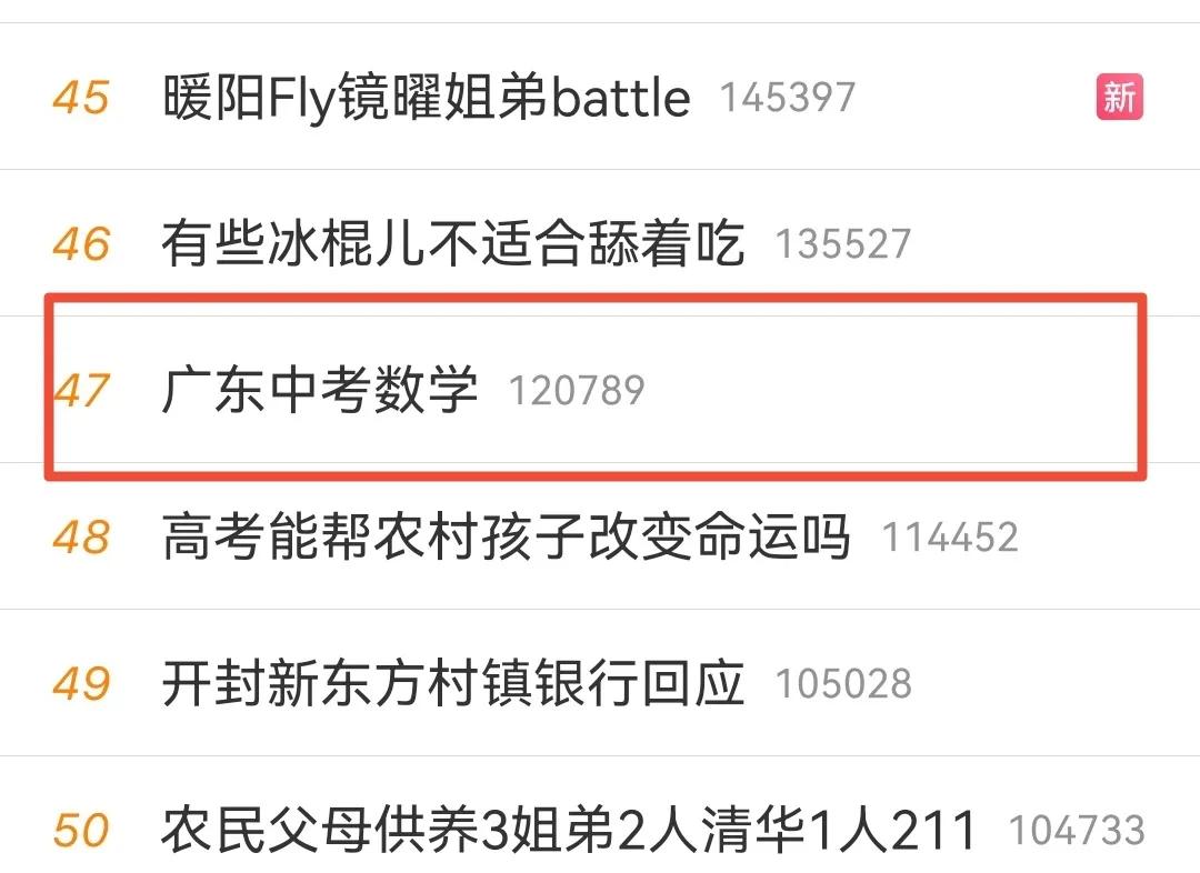 中考数学试卷2021广东卷难吗,2022年广东中考数学难不难考