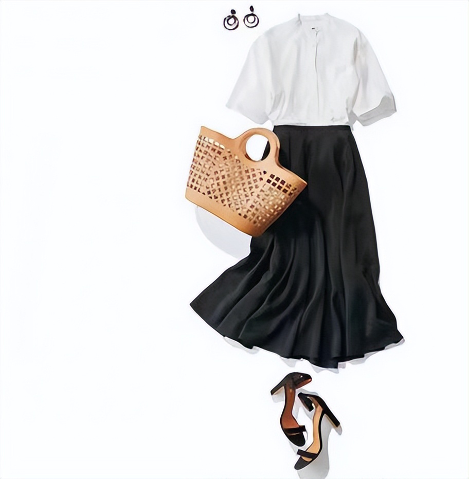 半裙穿搭参考,一件下身半裙搞定多种风格穿搭