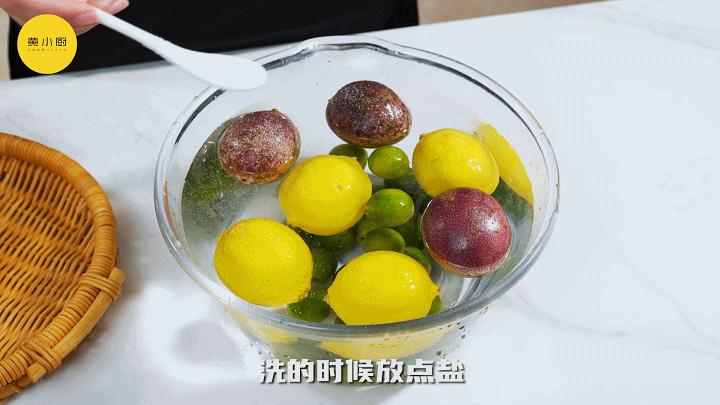 每天一杯百香果无糖果茶,百香果柠檬水夏日冲饮推荐