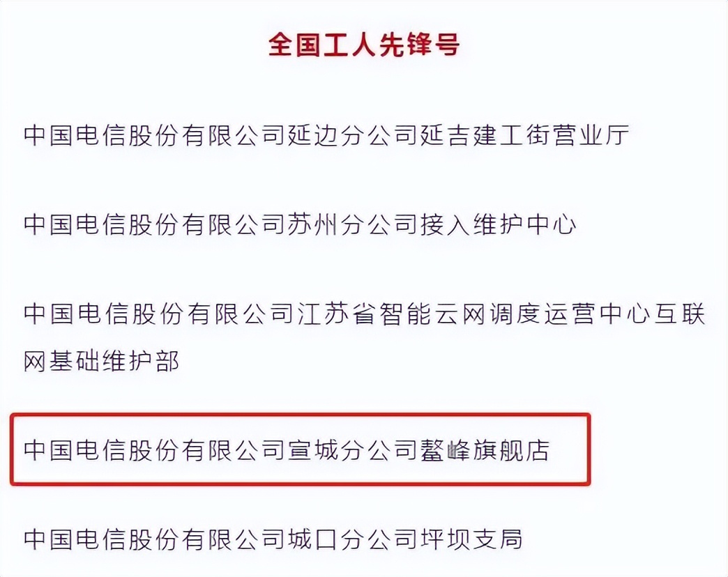 涓浗鐢典俊槌屽嘲,瀹夊窘鐪佽崳鑾峰叏鍥藉伐浜哄厛閿嬪彿