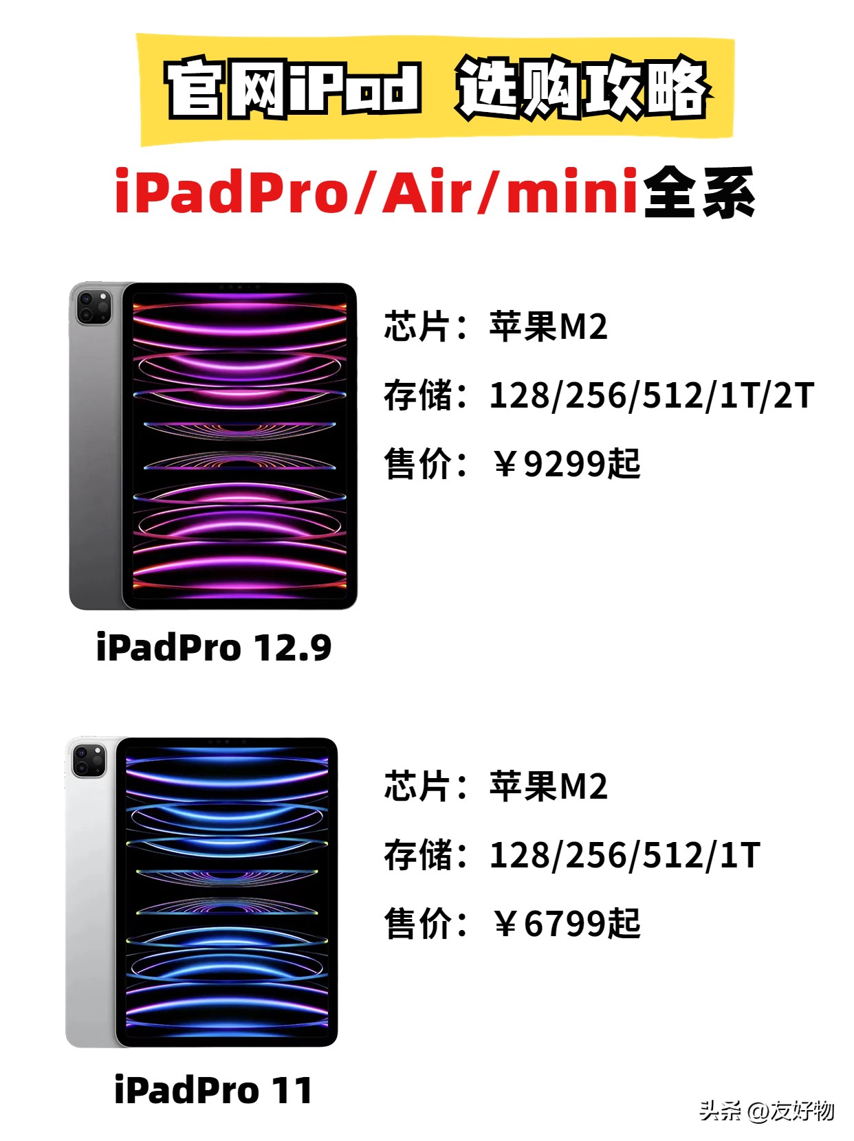 2023年ipad全系列选购一篇看懂,2021年简明版ipad选购指南