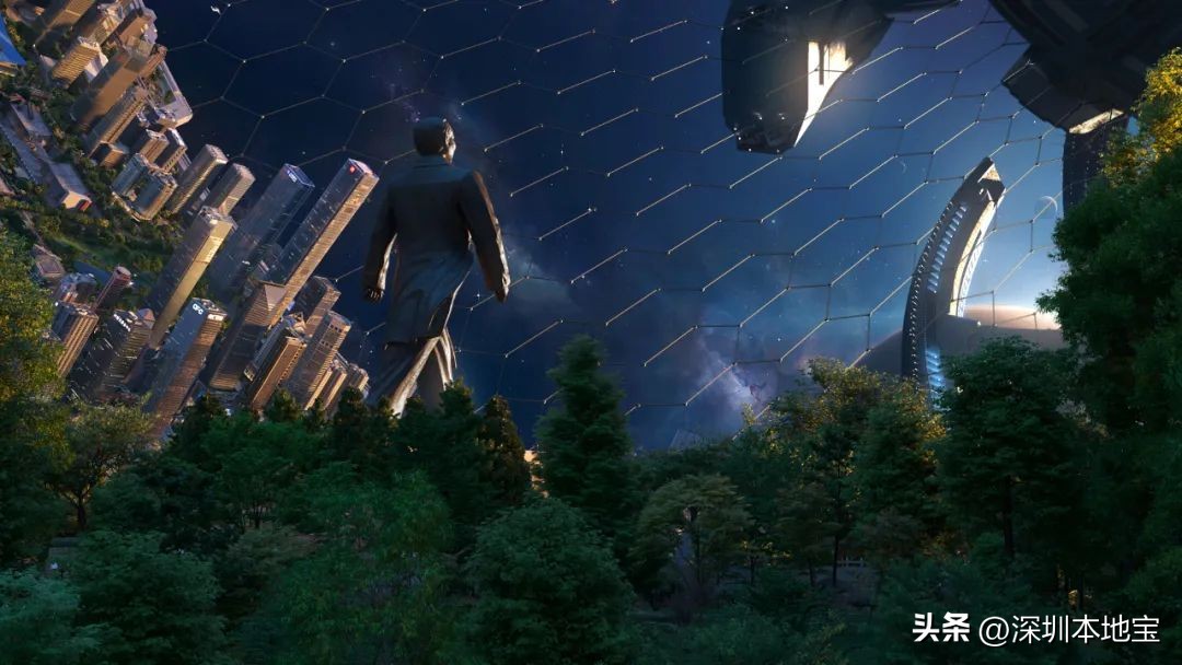 脑洞大开把深圳装进宇宙飞船,把城市移到太空